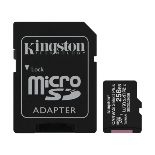 карта памяти Kingston micSDXC Canvas Select Plus 256Gb (class 10) + адаптер (SDCS2/256GB) фото 