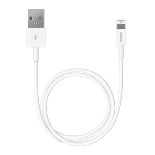 USB кабель Deppa Prime Line Apple 8-pin 1.2м White