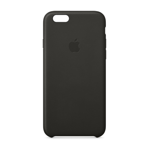 Чехол на Apple Leather Case iPhone 6/6S (MGR62ZM/A) Black фото 