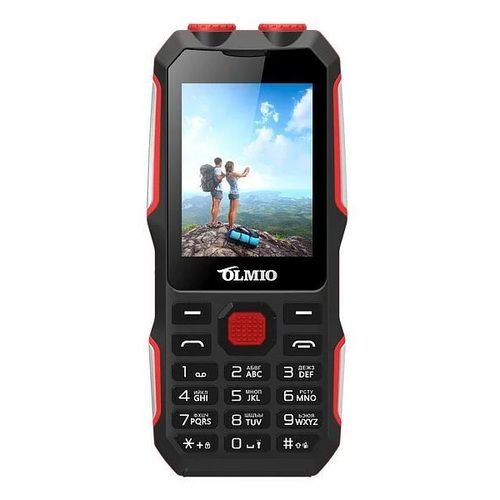 Телефон Olmio X02 Black Red фото 