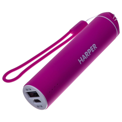 Внешний аккумулятор Harper PB-2602 2200 mAh Pink фото 