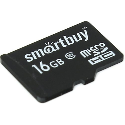 Карта памяти на 16 Гб SmartBuy microSD (class 10)