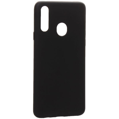 Накладка силиконовая Deppa Liquid Silicone Case Samsung Galaxy A20s Black фото 