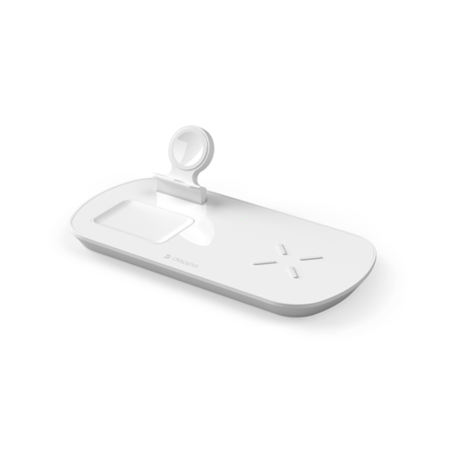 ЗУ беспроводное Deppa 3 в 1 MagSafe iPhone, Apple Watch, Airpods White фото 